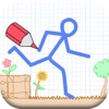 Stickman Adventure on Paper - Block Puzzle Game