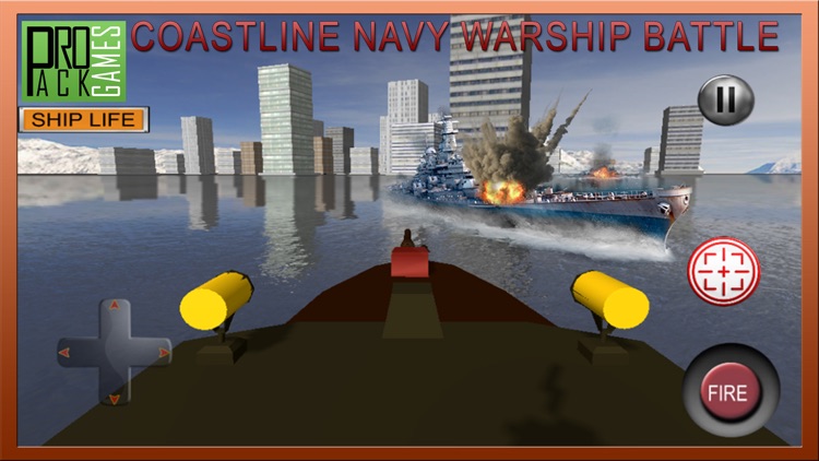 Coastline Navy Warship Fleet - Battle Simulator 3D