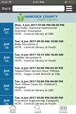 Hancock County Public Library screenshot 3