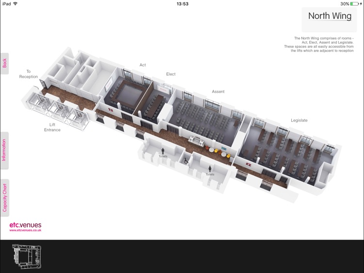 County Hall 3D Floor Plans