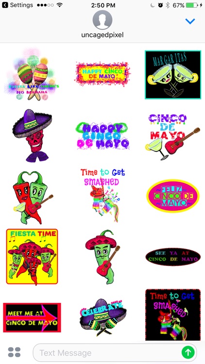 Southwestern Cinco De Mayo Stickers