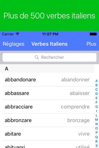 Italian Verb Conjugator Pro screenshot 2