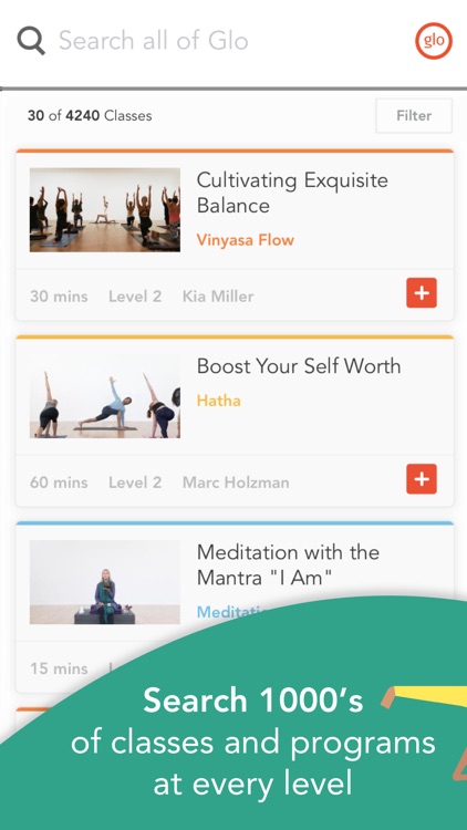 YogaGlo – Yoga and Meditation Classes screenshot-0