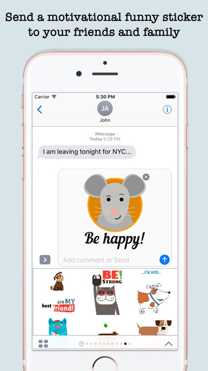 Funny Quotes Inspiration For iMessage screenshot-3