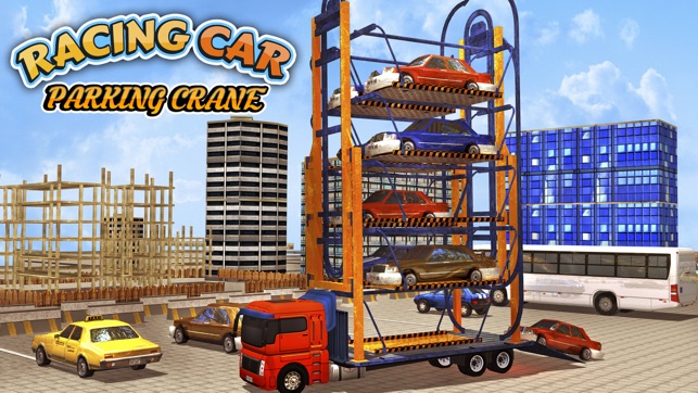 Racing Car Parking Crane