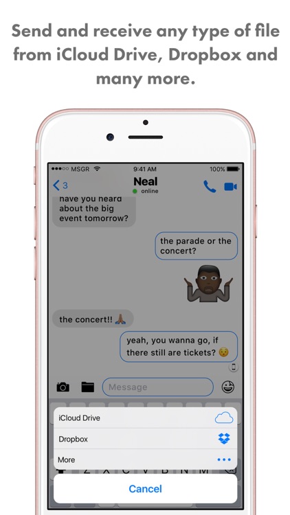 MSGR Messenger – Simply professional