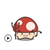 Animated Cute Mushroom Stickers