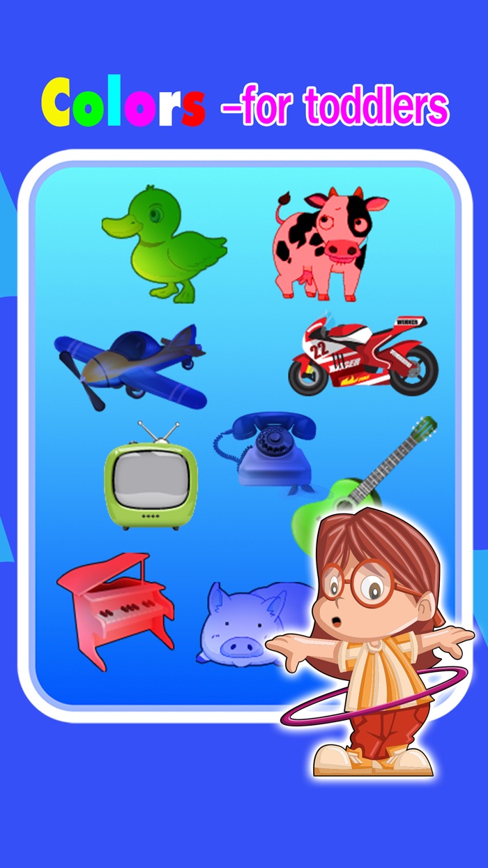 Shapes  colors learning with puzzle game