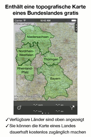 Topo GPS Germany screenshot 2