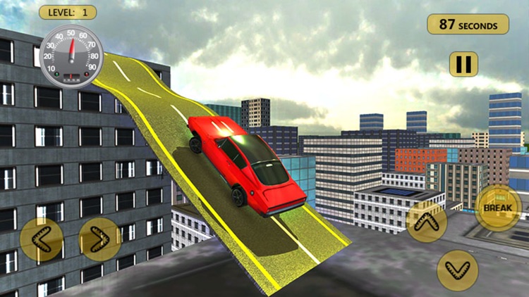 Roof Jumping Car Parking - Racing Game screenshot-4