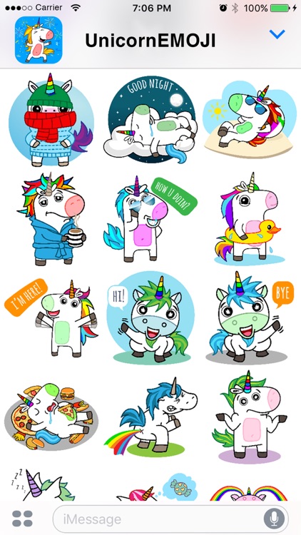 UnicornEMOJI - Unicorn Friends & Magical Stickers