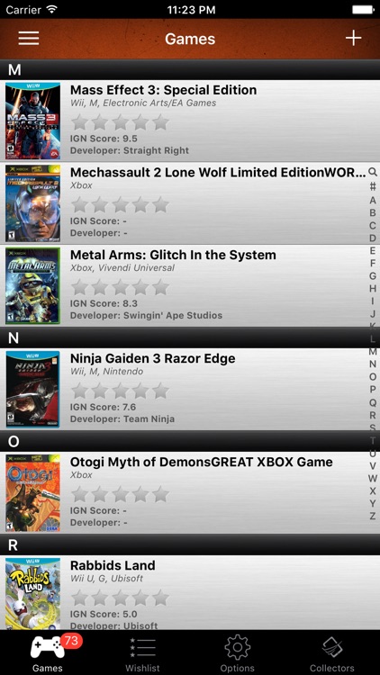 Video Games Database Scanner