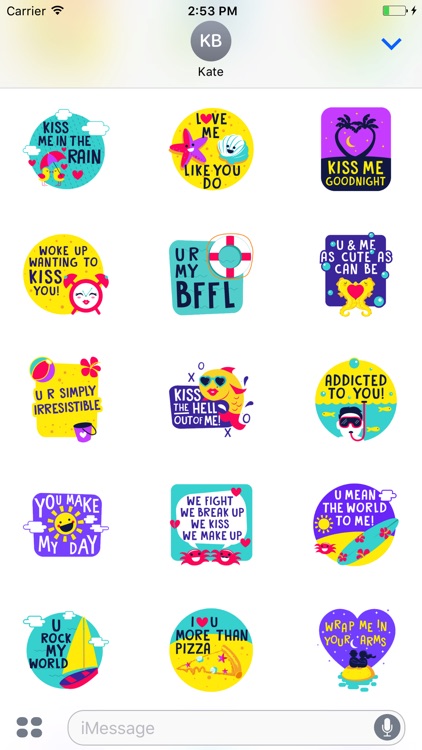 Love-Quotes Stickers