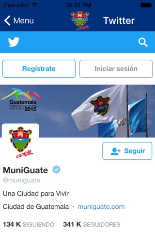 Muniguate App screenshot 2