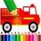 Fire Truck is the best painting, coloring and drawing app for kids