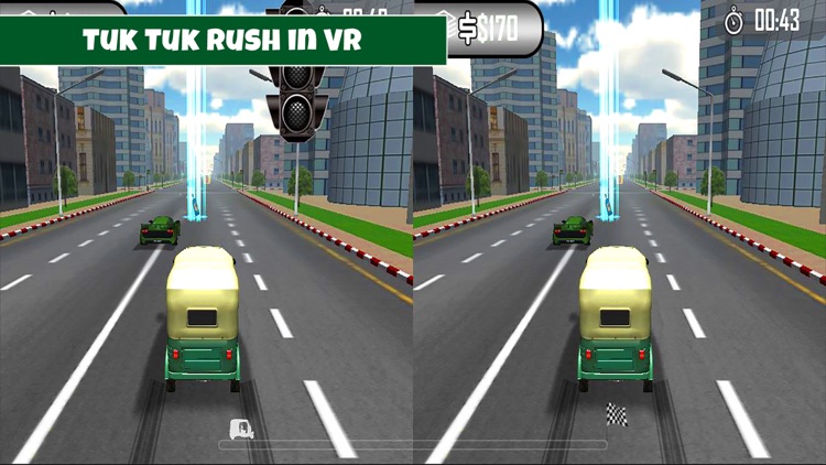 VR Highway Tuk Tuk Rickshaw: Traffic Rush Race