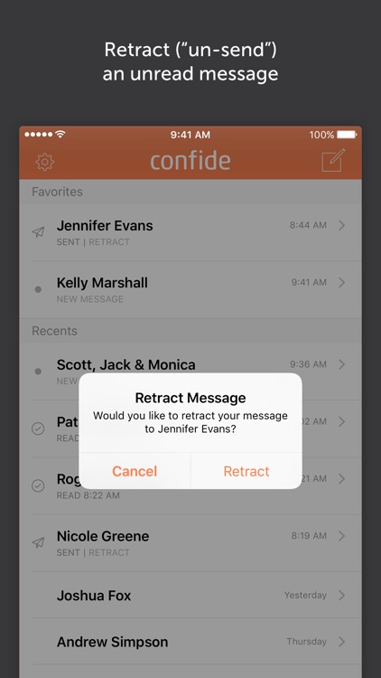Confide screenshot-4