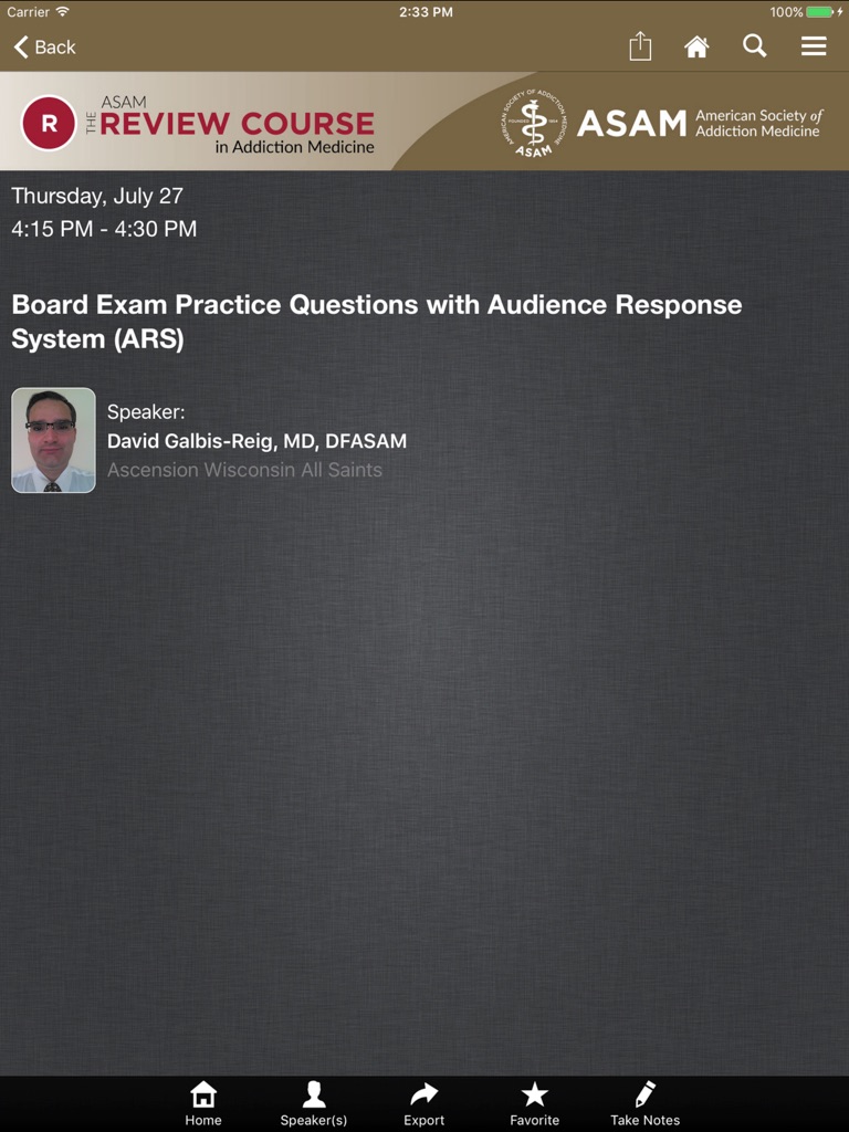 【图】ASAM Review Course 2017(截图3)