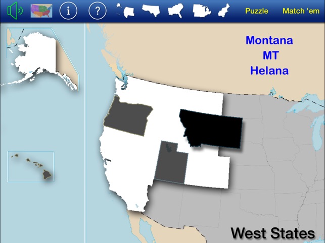 US States and Capitals Puzzle(圖2)-速報App