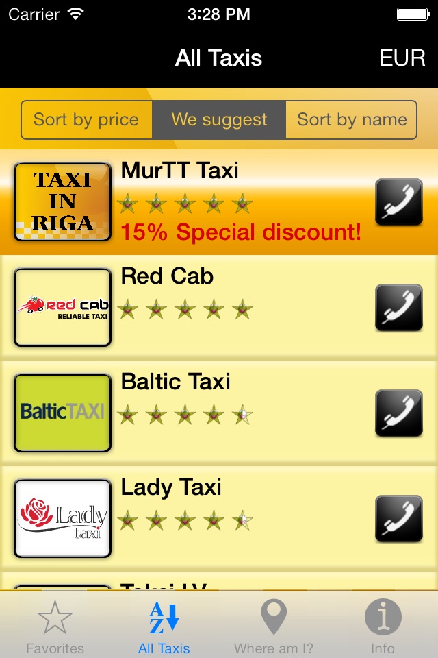 Taxi In Riga screenshot 4