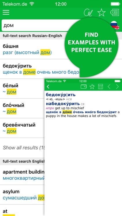 Dictionary Russian - English CONCISE by PONS