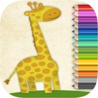 Animals coloring book – paint drawings