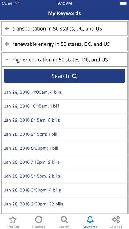 TrackBill: Congress & State Government Legislation screenshot-4
