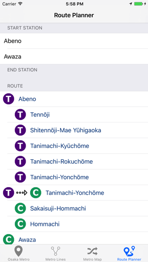 Osaka Municipal Subway(圖2)-速報App