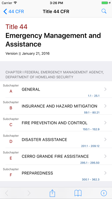 How to cancel & delete 44 CFR - Emergency Management and Assistance (Law) from iphone & ipad 1