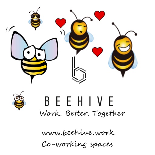 Beehive Coworkers Stickers