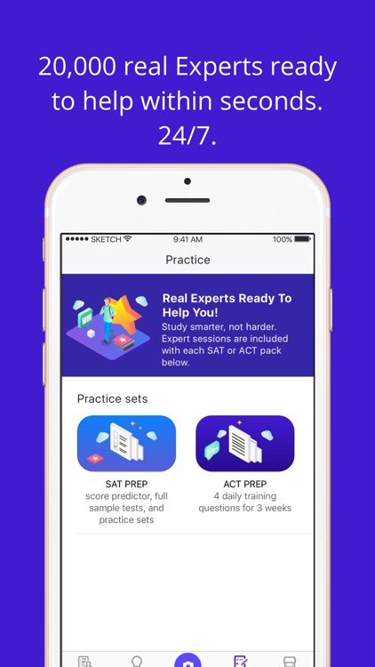 Homework help app
