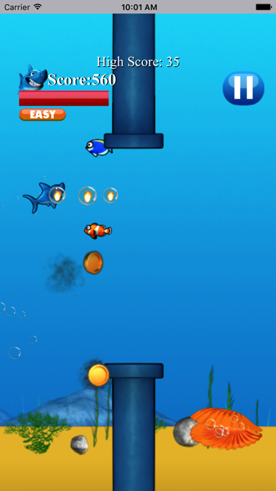 跳跃的鲨鱼－好玩的休闲小游戏 screenshot 3