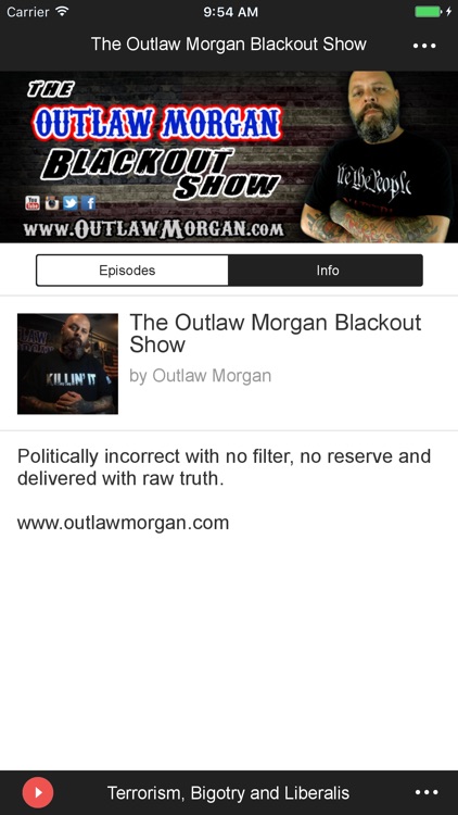 The Outlaw Morgan Blackout Show