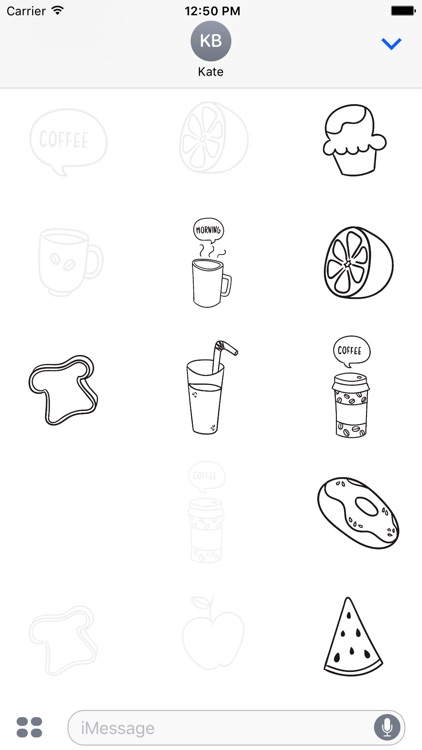 Animated Cute Breakfast Stickers screenshot-3