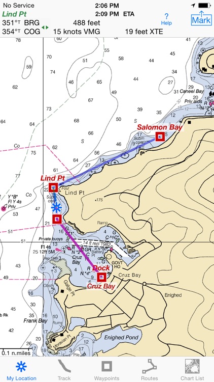 i Sail GPS : USA NOAA Marine Chart Plotter