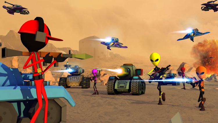 Creepy Aliens Battle Simulator 3D screenshot-3