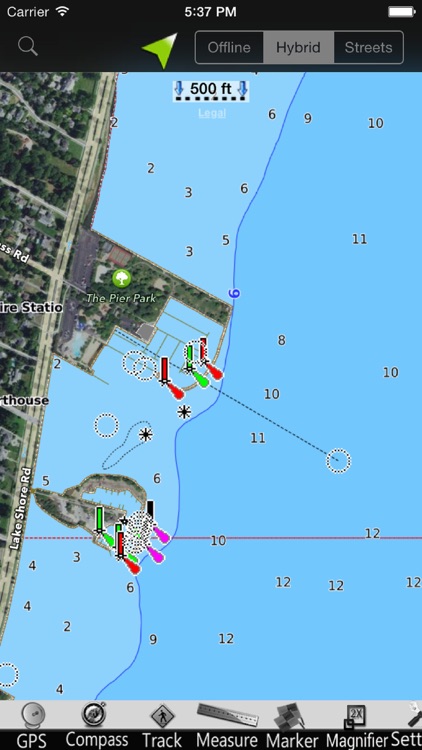 Lake St. Clair GPS Nautical charts