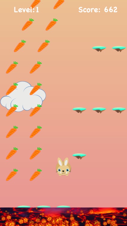 Lava Floor Escape: Jumpy Bunny