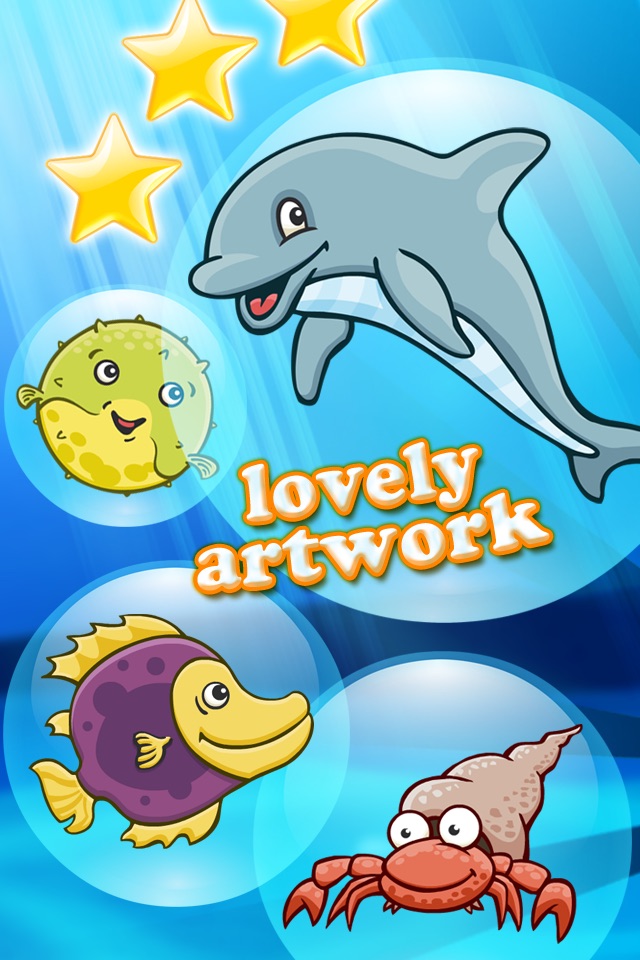 Ocean puzzle HD with colorful sea animals and fish screenshot 4