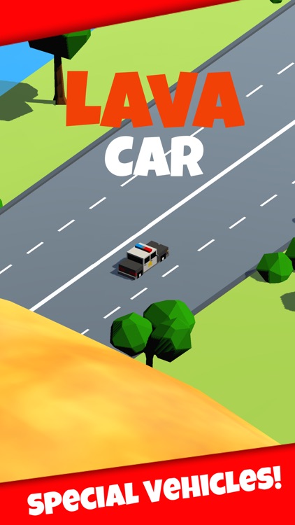 The Floor is Lava - Endless Pixel Car Challenge screenshot-3