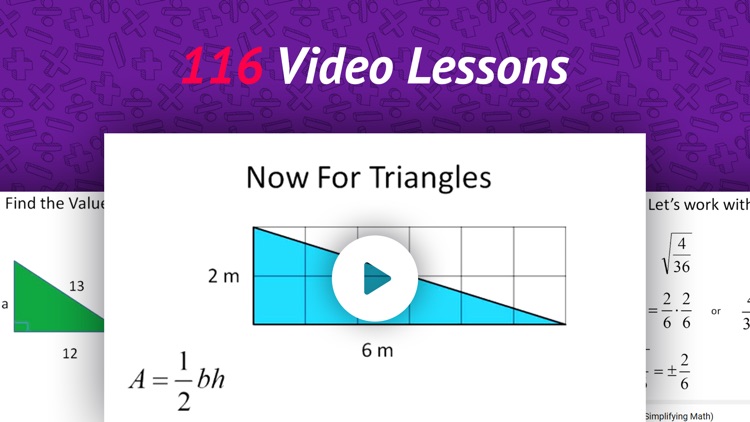 Prealgebra — formulas