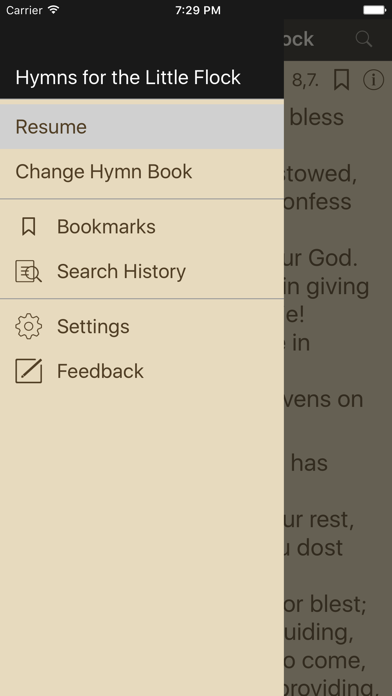 How to cancel & delete Hymns for the Little Flock from iphone & ipad 2