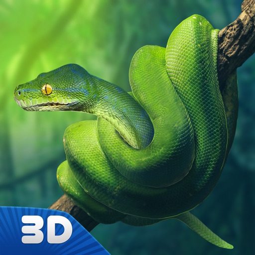 Python Snake Survival Simulator Icon