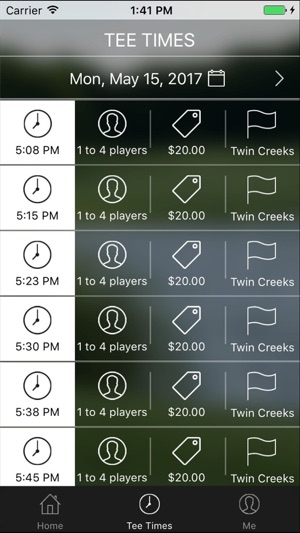 Twin Creeks Golf Tee Times(圖3)-速報App