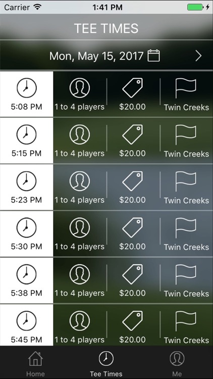 Twin Creeks Golf Tee Times