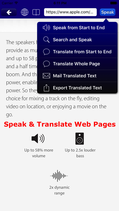 SpeakText for Web Liteのおすすめ画像3