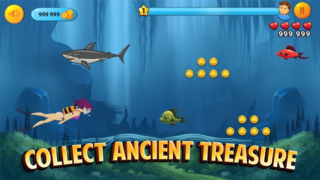 Treasure Swim HD(圖2)-速報App