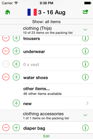 GetPacked: packing list Travel Packing List Save Time