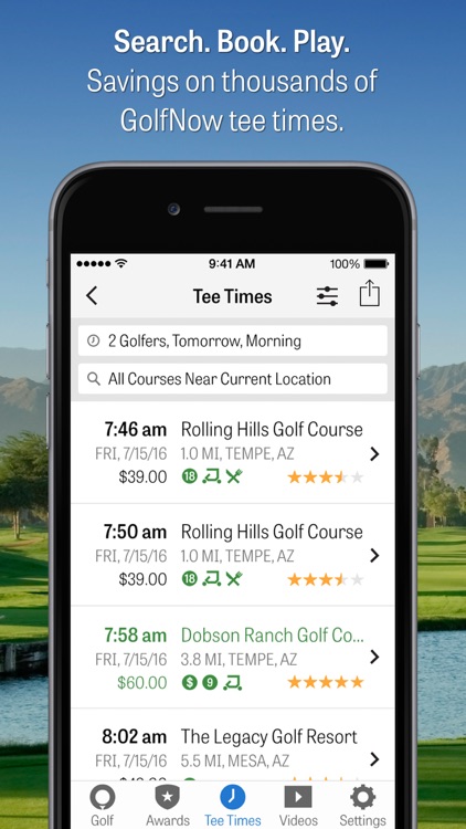 Golfshot: Golf GPS + Scorecard + Handicaps
