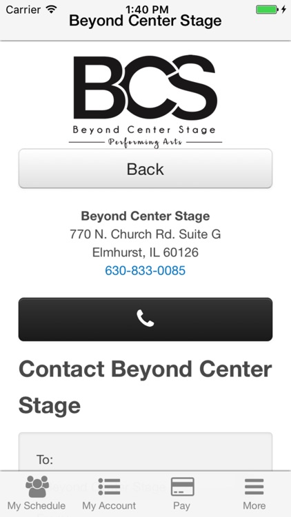 Beyond Center Stage 8606